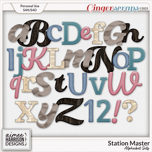 Station Master Alphabet Sets by Aimee Harrison