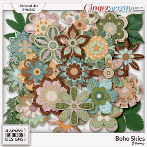 Boho Skies Blooms by Aimee Harrison