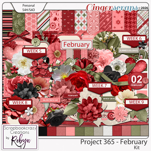Project 365 - February Kit by Scrapbookcrazy Creations