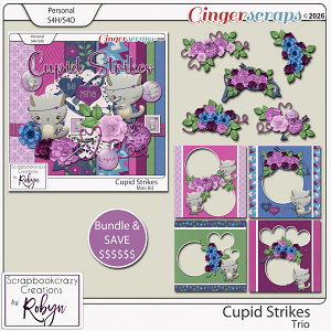 Cupid Strikes Trio by Scrapbookcrazy Creations