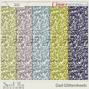 Dad Glittersheets