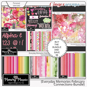 Everyday Memories-February: Connections-Bundle by Memory Mosaic