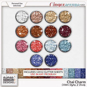Chai Charm Glitters by Aimee Harrison