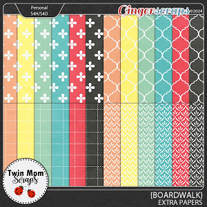 Boardwalk - EXTRA PAPERS by Twin Mom Scraps