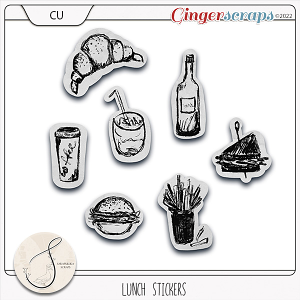 Lunch Stickers CU