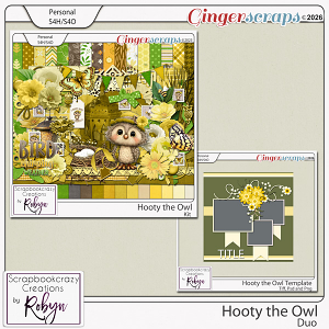 Hooty the Owl Duo by Scrapbookcrazy Creations