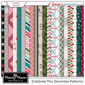 Celebrate This: December-Patterns by Memory Mosaic 