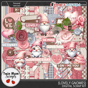 Lovely Gnomes - KIT by Twin Mom Scraps