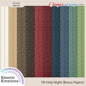 Oh Holy Night Bonus Papers by Kimeric Kreations
