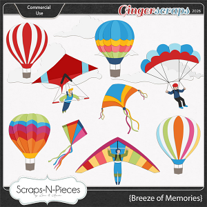 Breeze of Memories Commercial Use Templates by Scraps N Pieces 