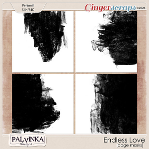 Endless Love Page Masks by Palvinka Designs