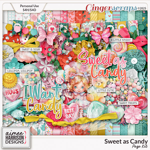 Sweet as Candy Page Kit by Aimee Harrison