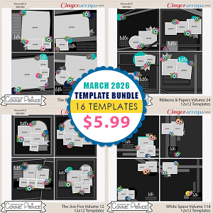 March 2026 Template Bundle by Connie Prince