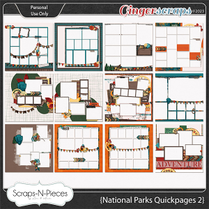 National Parks Quickpages 2 by Scraps N Pieces