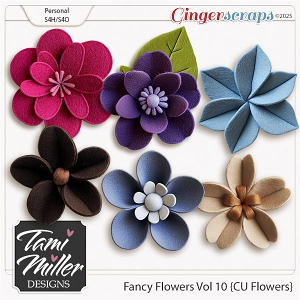 CU Fancy Flowers Vol 10 by Tami Miller Designs