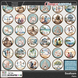 Seafoam Flairs by Let Me Scrapbook