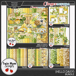 Hello Daisy - BUNDLE by Twin Mom Scraps Hello Daisy - BUNDLE by Twin Mom Scraps