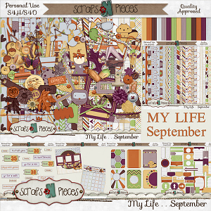 My Life - September Bundle by Scraps N Pieces