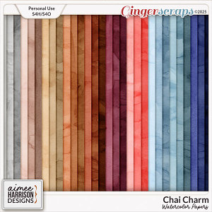 Chai Charm Watercolor Papers by Aimee Harrison