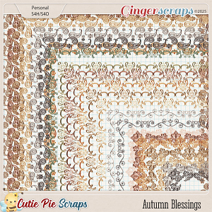 Autumn Blessings Page Borders