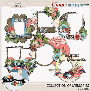 Collection of Memories - Clusters by Lisa Rosa Designs