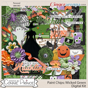 Paint Chips Wicked Green - Kit by Connie Prince Paint Chips Wicked Green - Kit by Connie Prince