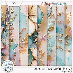 CU Alcohol Ink Papers Vol 27 by Ilonka's Designs