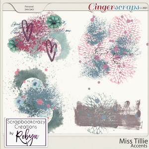 Miss Tillie Accents by Scrapbookcrazy Creations 
