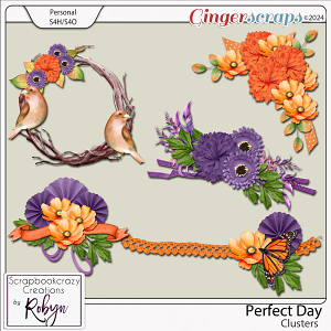 Perfect Day Clusters by Scrapbookcrazy Creations