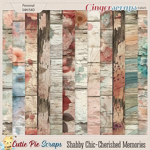 Shabby Chic-Cherished Memories Wood Papers