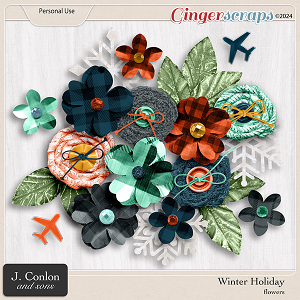 Winter Holiday Flowers by J. Conlon and Sons