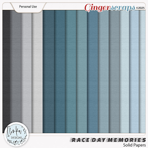 Race Day Memories Solid Papers by Ilonka's Designs