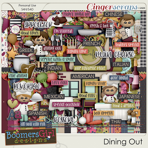 Dining Out by BoomersGirl Designs