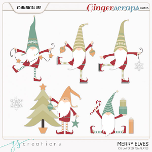 Merry Elves Layered Templates (CU) by GS Creations