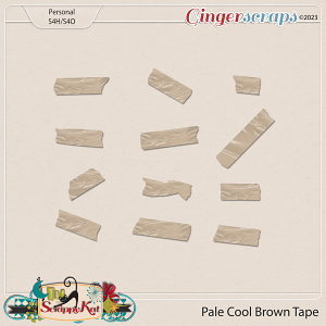 Pale Cool Brown Tape by The Scrappy Kat