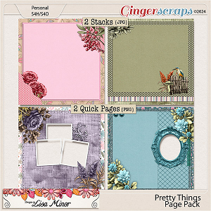 Pretty Things Page Pack from Designs by Lisa Minor