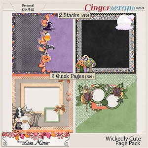 Wickedly Cute Page Pack from Designs by Lisa Minor