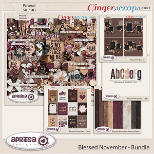 Blessed November - Bundle by Aprilisa Designs