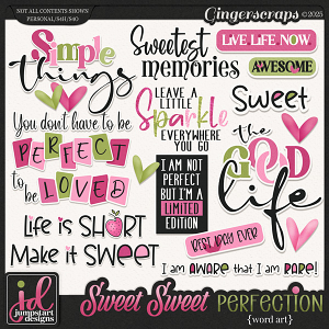 Sweet Sweet Perfection {Word Art}