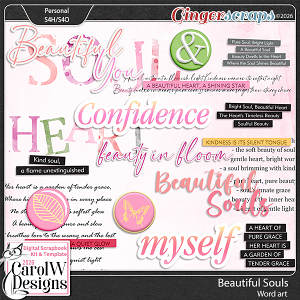 Beautiful Souls-Word art