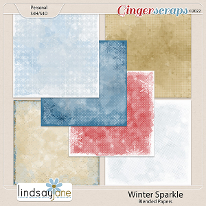 Winter Sparkle Blended Papers by Lindsay Jane