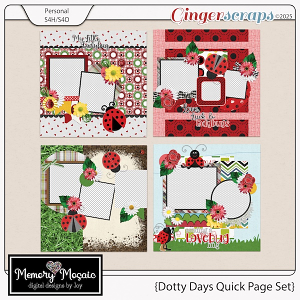 Dotty Days Quick Page Set by Memory Mosaic