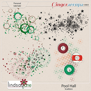 Pool Hall Scatterz by Lindsay Jane