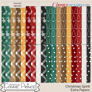 Christmas Spirit - Extra Papers by Connie Prince