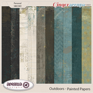 Outdoors - Painted Papers by Aprilisa Designs