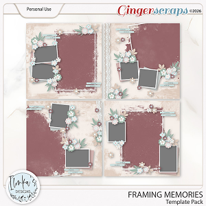 Framing Memories Template Pack by Ilonka's Designs
