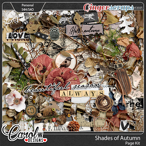 Shades of Autumn-Page Kit