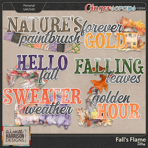 Fall's Flame Titles by Aimee Harrison