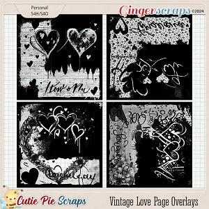 Vintage Love Page Overlays 06