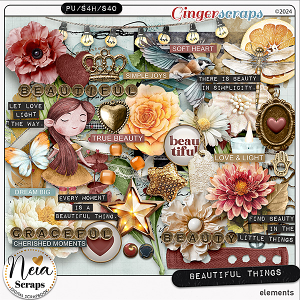 Beautiful Things - Page Kit - by Neia Scraps